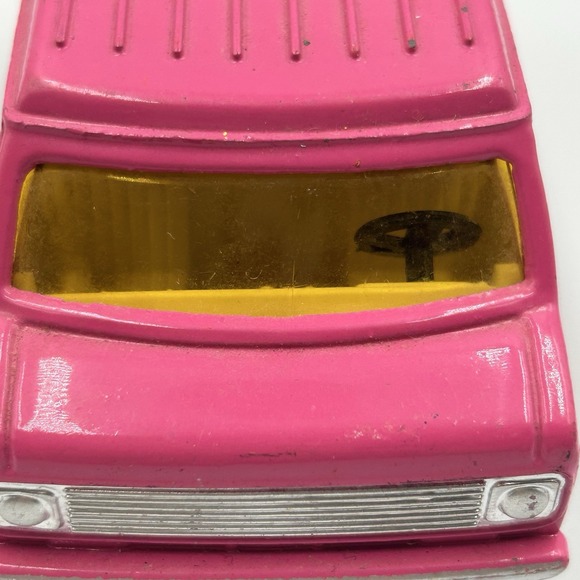 VTG 1977 Corgi Juniors Charlies Angels Pink Chevy Van Die-Cast 1:64 w Sunroofs ! - Picture 9 of 12